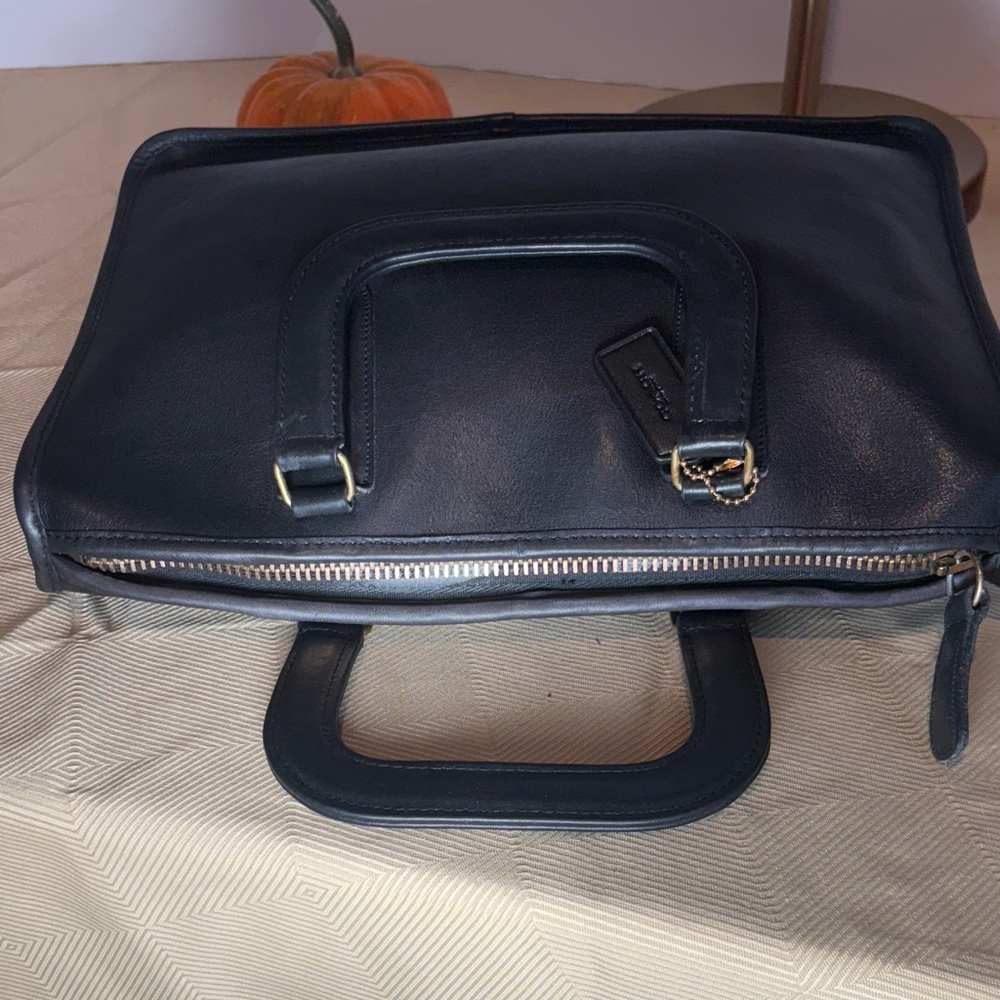 Vintage Coach Bonnie Cashin Era Slim Satchel #7711 or Briefcase - Perfect! - Picture 6 of 10